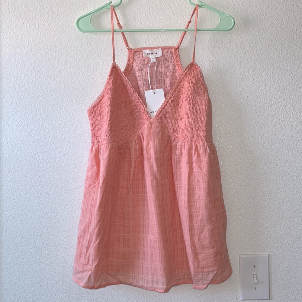 Flowy summer tank top, size large